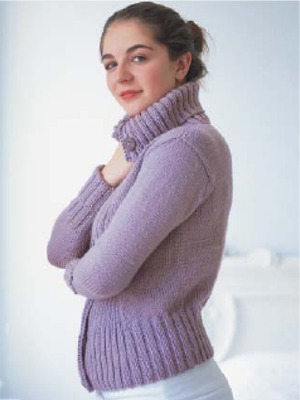 Debbie Bliss Cashmerino Aran Rib Detail Jacket Kit